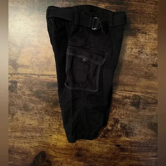 Ralph Lauren | infant boys black cargo pants. Size: 6M. - Picture 2 of 7